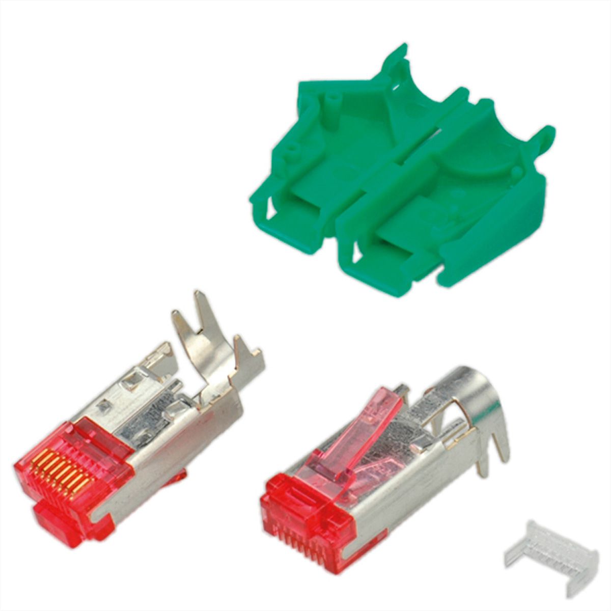 Connecteur HiRose TM21 blindé, manchon vert, 50 pièces