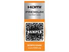 ROLINE 4K PREMIUM HDMI Ultra HD Kabel mit Ethernet, ST/ST, schwarz, 2 m