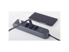 Steffen Bloc multiprises de bureau Alu Desk, 2x T13, 1x USB-A, 1x USB-C, 1.5m, blanc