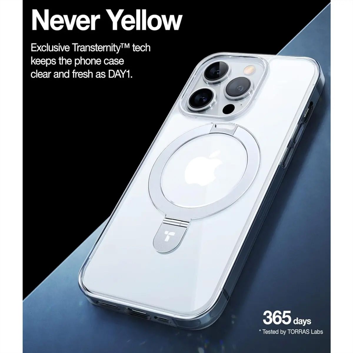 Torras UPRO Ostand Case, iPhone 13 Pro, MagSafe, transparent