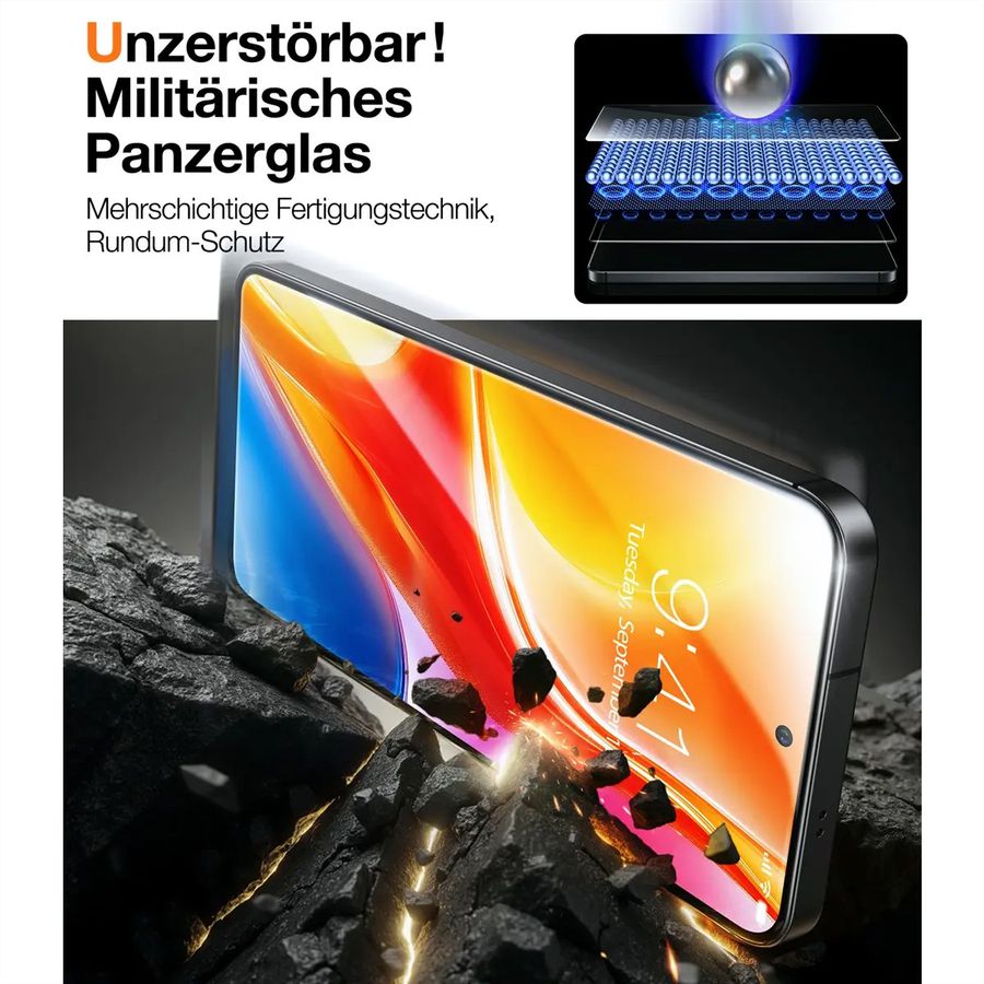 Torras Install Master protection d'écran, Galaxy S25, transparent