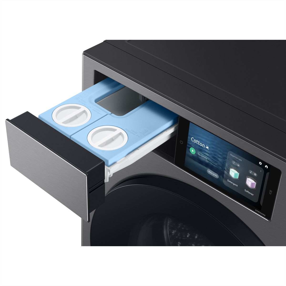 Samsung lave-linge WF9000 7" Display, Energy class A-65%, AI Home AI Ecobubble, AI Wash