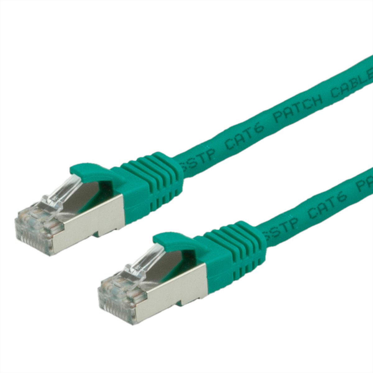 Cordon VALUE Cat.6 (Classe E) S/FTP LSOH, vert, 1 m