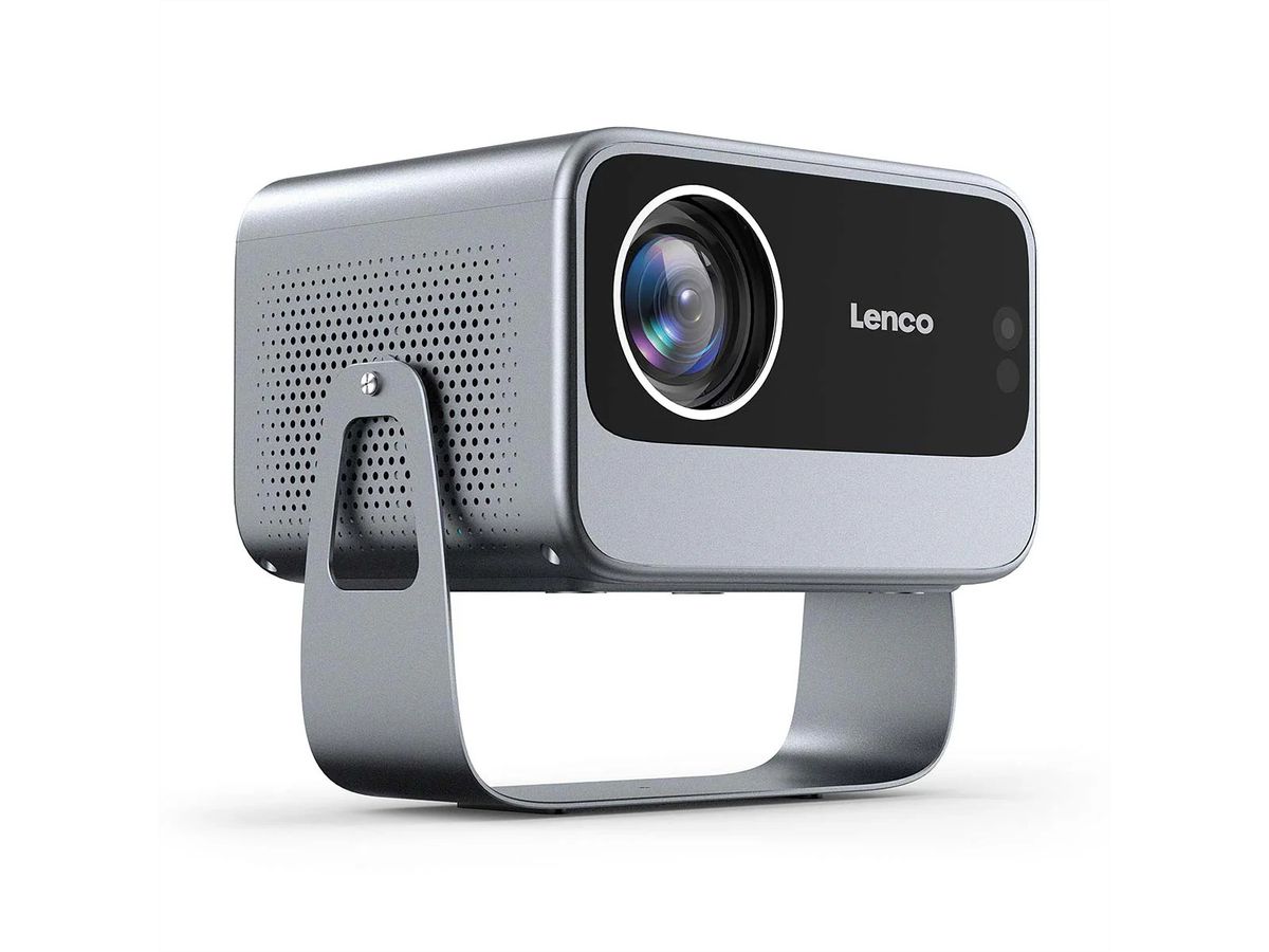 Lenco LPJ-960SI Full HD 1080p LCD-Projektor mit WLAN, , Silber