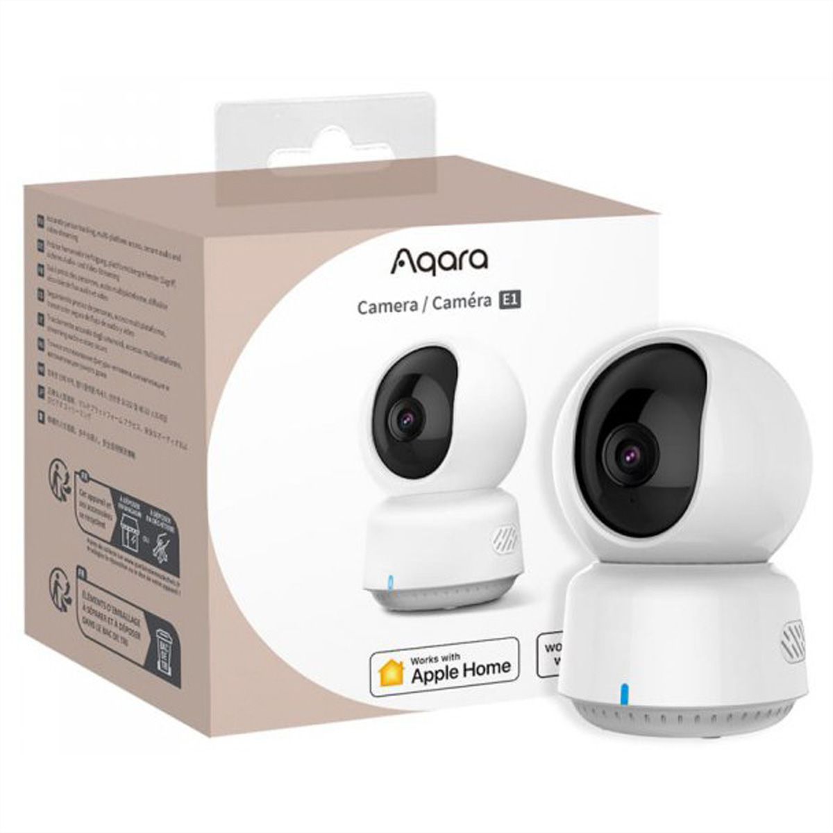Aqara E1 PT-Kamera 2 MP, 101°, IR-LED 10m, WiFi