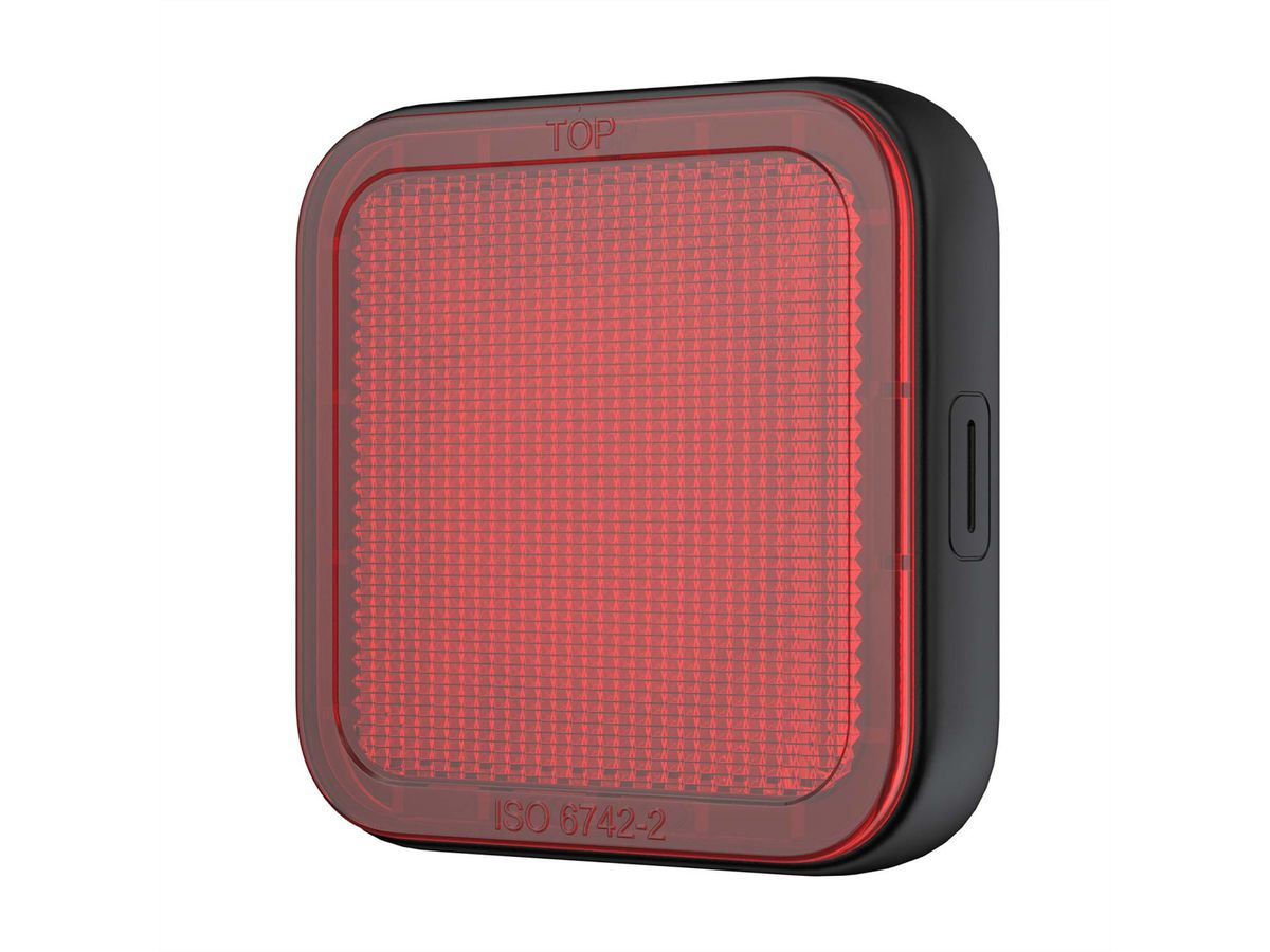 Dispositif de localisation T’nB pour vélos et scooters, Noir/Rouge