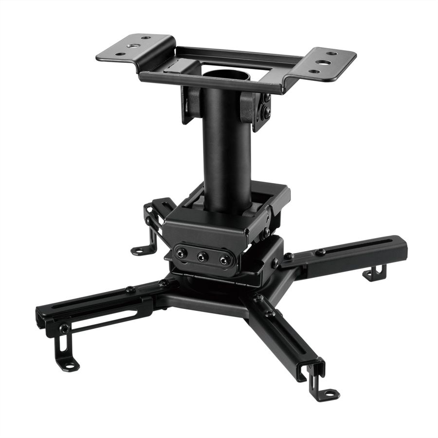 VALUE Hochbelastbare Projektor-Deckenhalterung, bis 45 kg, schwarz