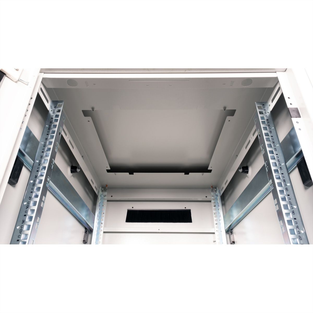 ROLINE 19-Zoll Netzwerkschrank Pro 32 HE, 600x800 BxT Glastür grau
