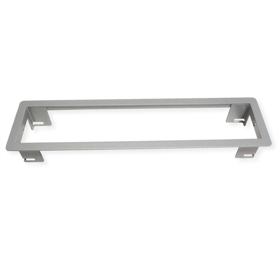 BACHMANN POWER FRAME Einbaurahmen Medium 4-fach, silberfarben