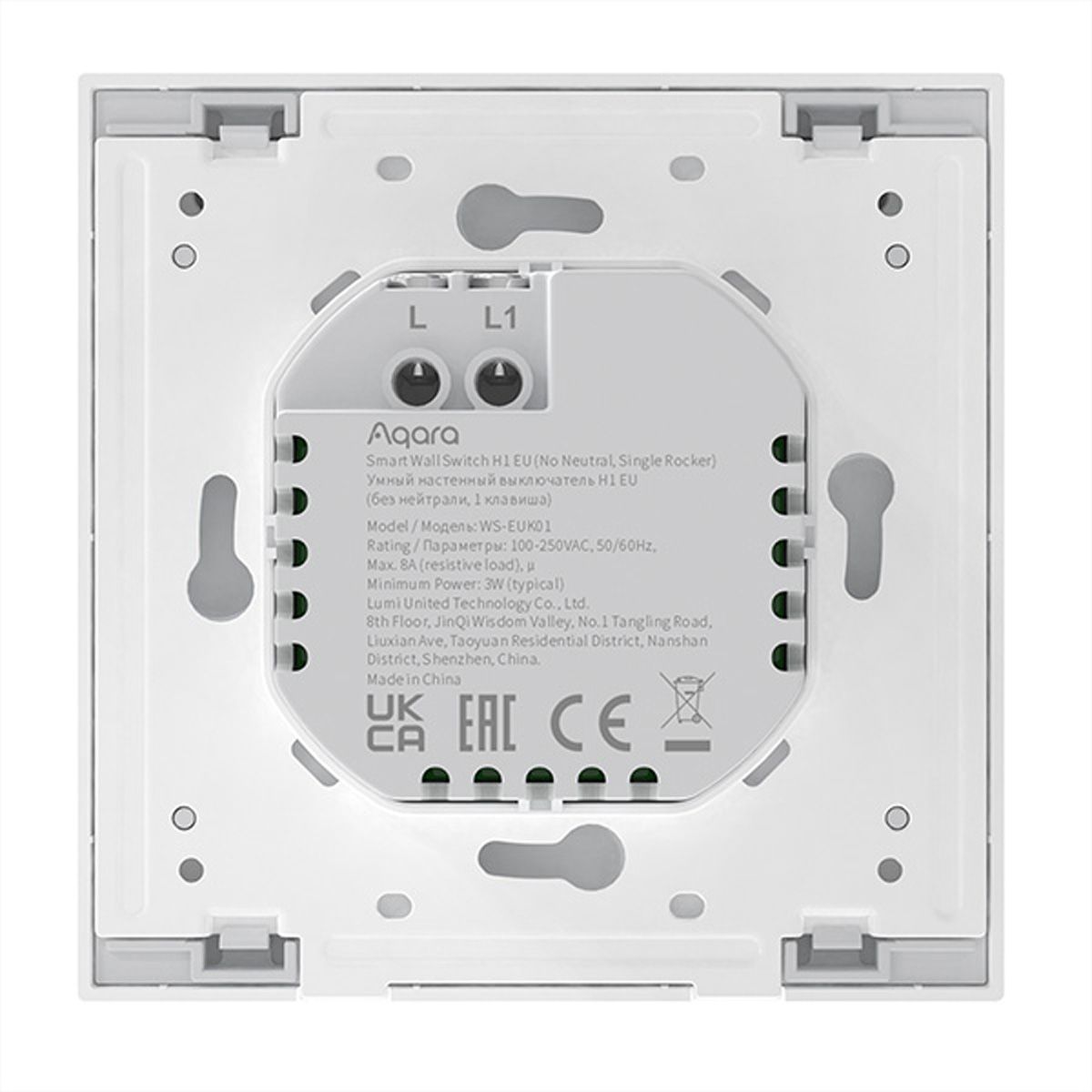 Aqara Wandschalter H1 ohne Neutralleiter