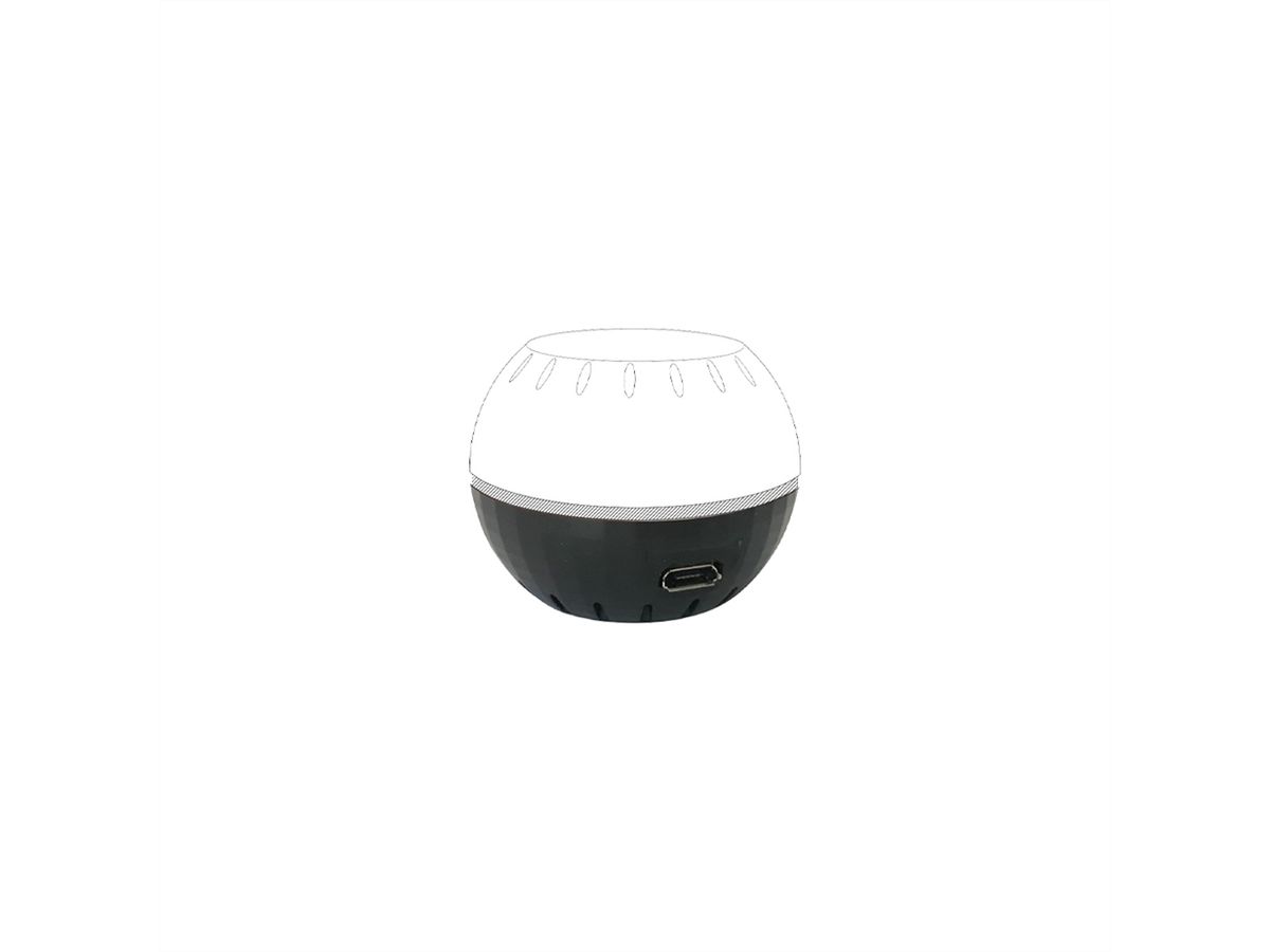 Shelly Temeratur & Feuchtesensor Add on, USB Netzteil, black