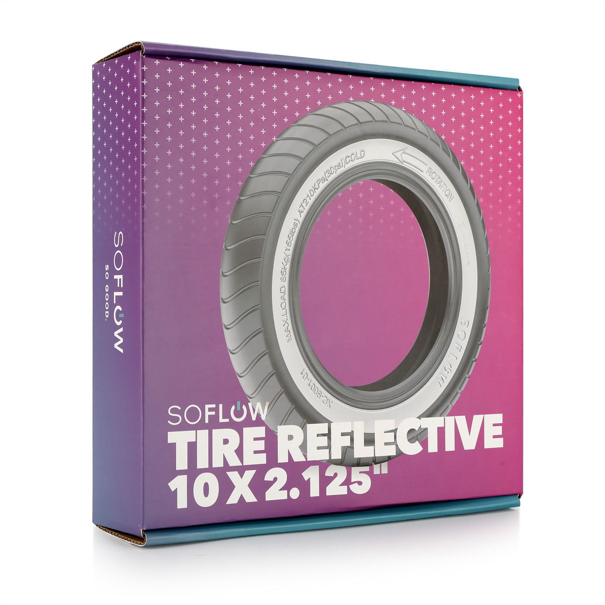 SoFlow Reifen reflective, 10 X 2.125", SO ONE PRO / SO2 AIR MAX