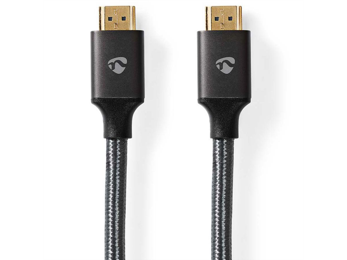 Nedis 8K HDMI Ultra HD Kabel, ST/ST, grau, 5m