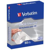 Verbatim CD-DVD Paper Sleeves 50 Pack
