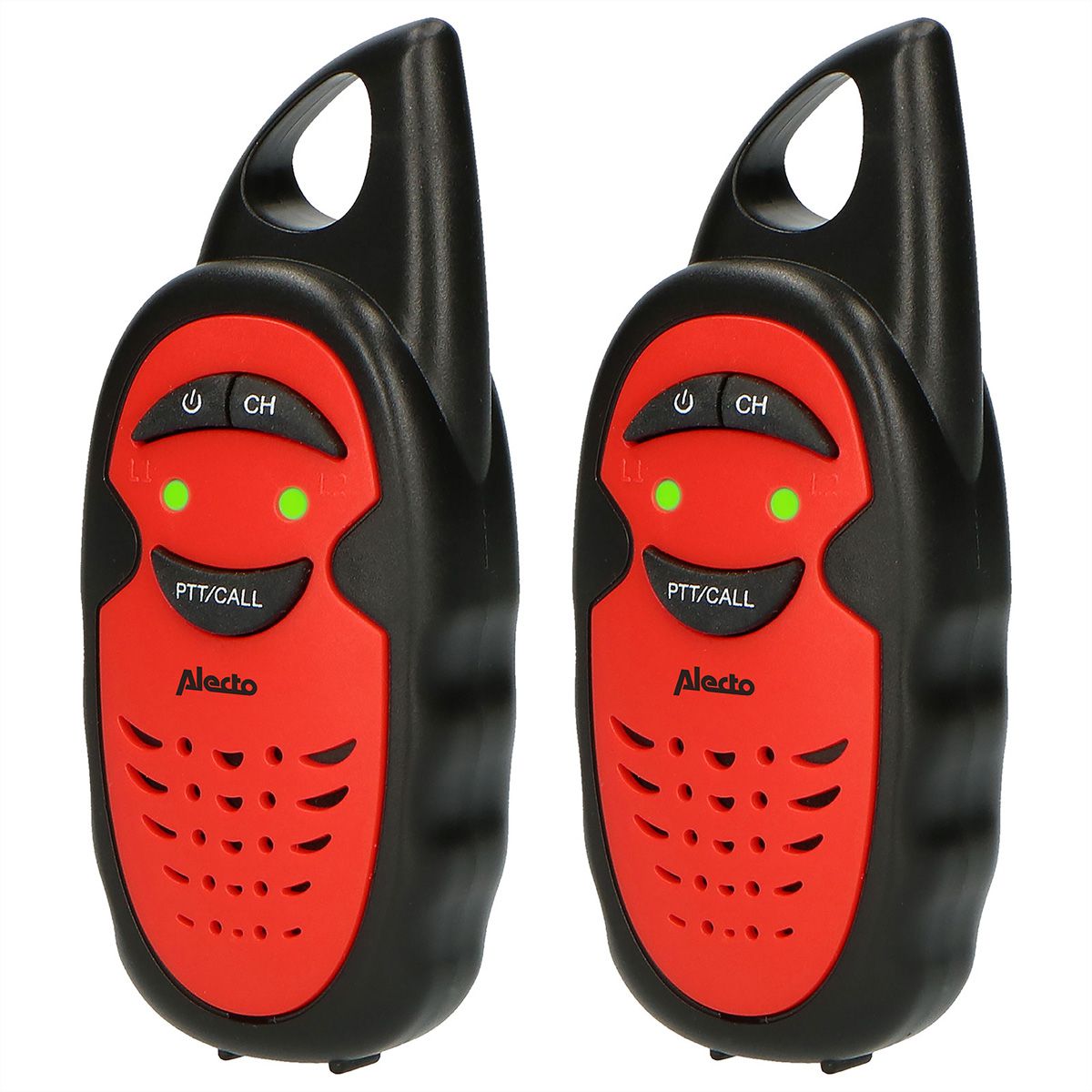 Alecto Walkie Talkie FR-05RD, Rot/Schwarz