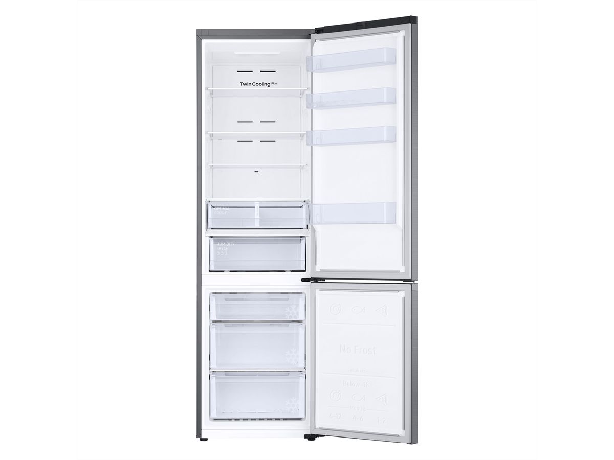 Samsung Kühl-Gefrierkombination RB7300 Bespoke, 387l, A, WiFi, Silber