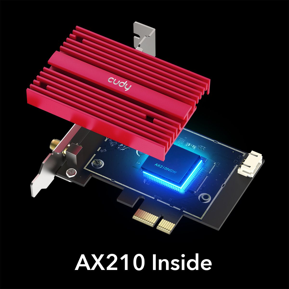 CUDY WE4000 AX5400 WiFi 6E, PCI Express