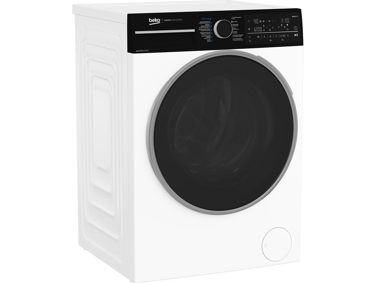 Beko Lave-linge séchant WT710, W12kg/T8kg, SteamCure, 1'400t/min