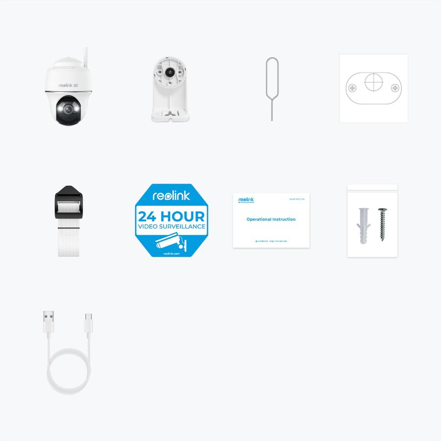Reolink B440 Outdoor PT-Camera, 8 MP, 90°, IR-LED 10m, WiFi