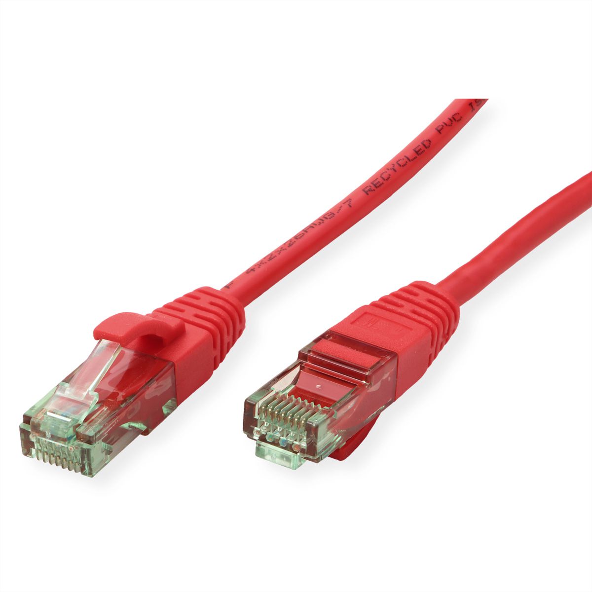 ROLINE RM Patchkabel Cat.6A UTP, rot, 1,5 m