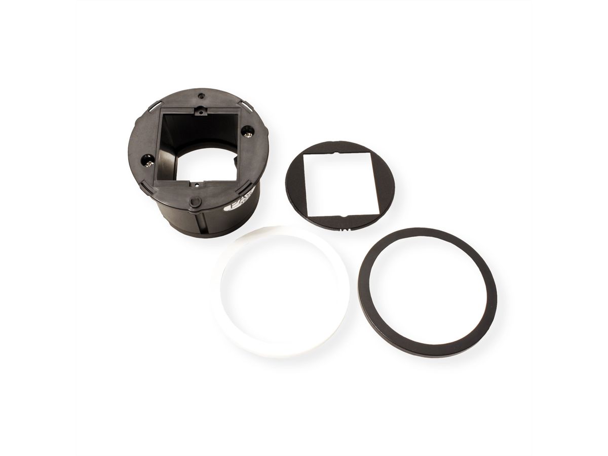 BACHMANN PIX 1x ABD avec anneaux décoratifs en blanc et noir, Chargeur USB 22W Charger, GST18