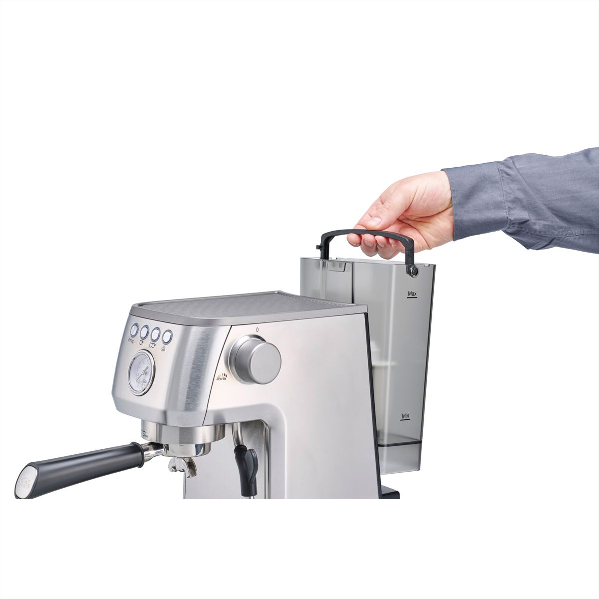 Solis machine à café Barista Perfetta+, argent, Typ 1170