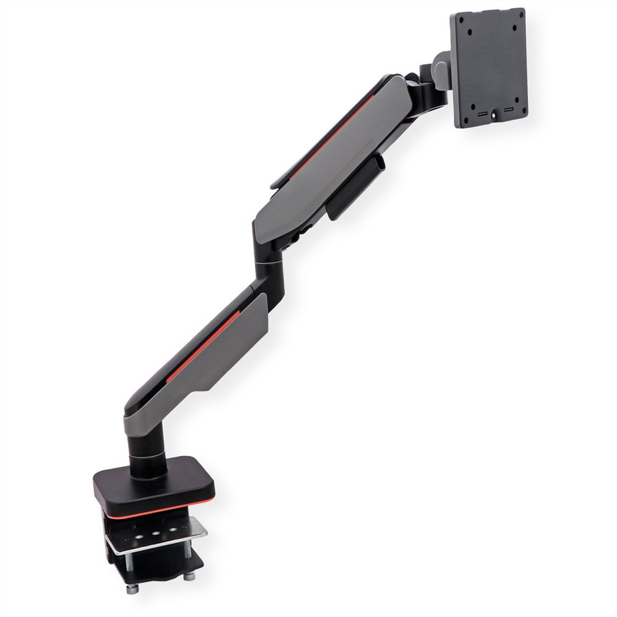 ROLINE Support LCD à gaz, fonction pivot, 5 axes de rotation, 17–49 pouces, jusqu'à 20 kg