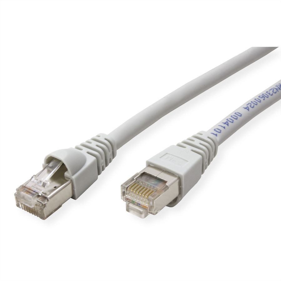TELEGÄRTNER Cordon S/FTP, Cat.6A, LSOH, gris, 1,5 m