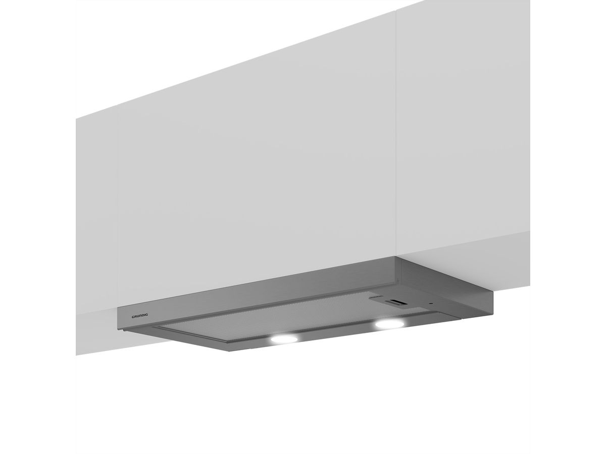 Grundig Flachschirmhaube GDT2565XC, 60cm, A, Inox