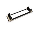 BACHMANN POWER FRAME COVER Medium 4-fach, silberfarben