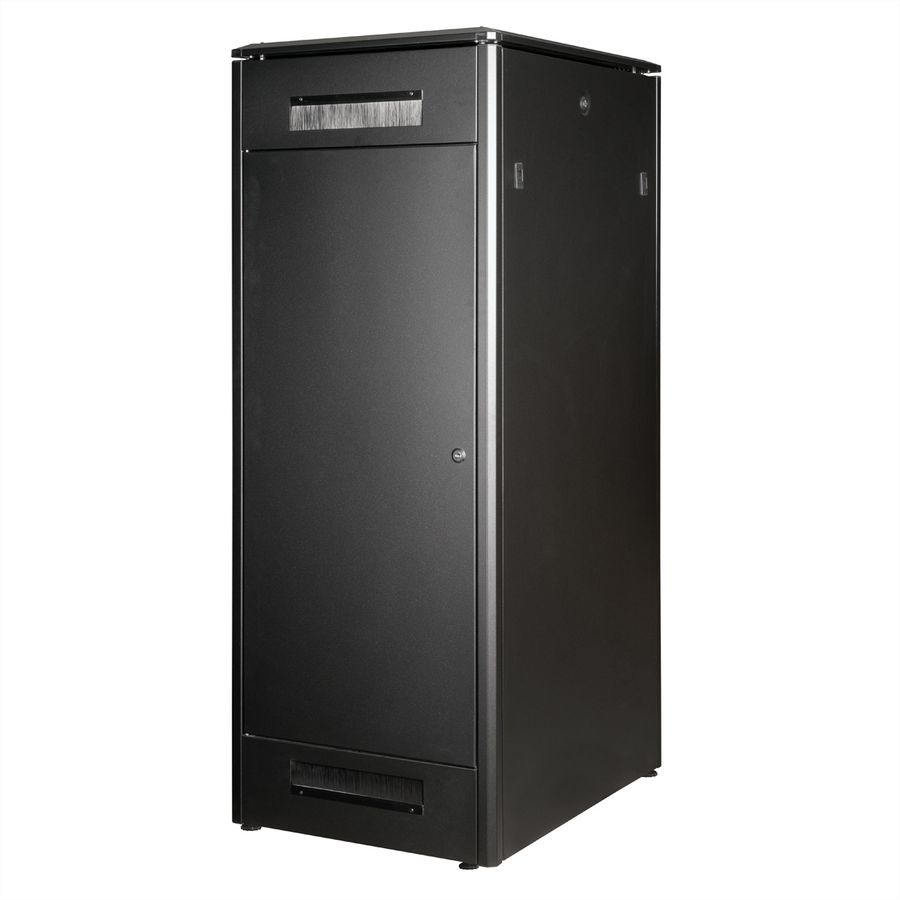 ROLINE 19" Baie réseau Pro 32U, 600x800 LxP Porte verre noir