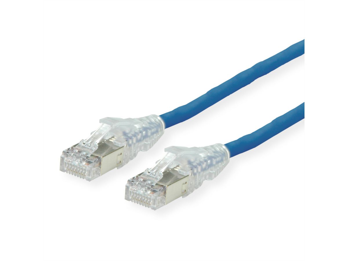 DÄTWYLER Patchkabel Kat.6A (Class EA) S/FTP, CU 7702 flex LSOH, AMP v2, blau, 1 m