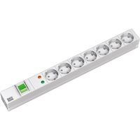 BACHMANN Bâti de prises 19" 7x avec TGB avec interrupteur