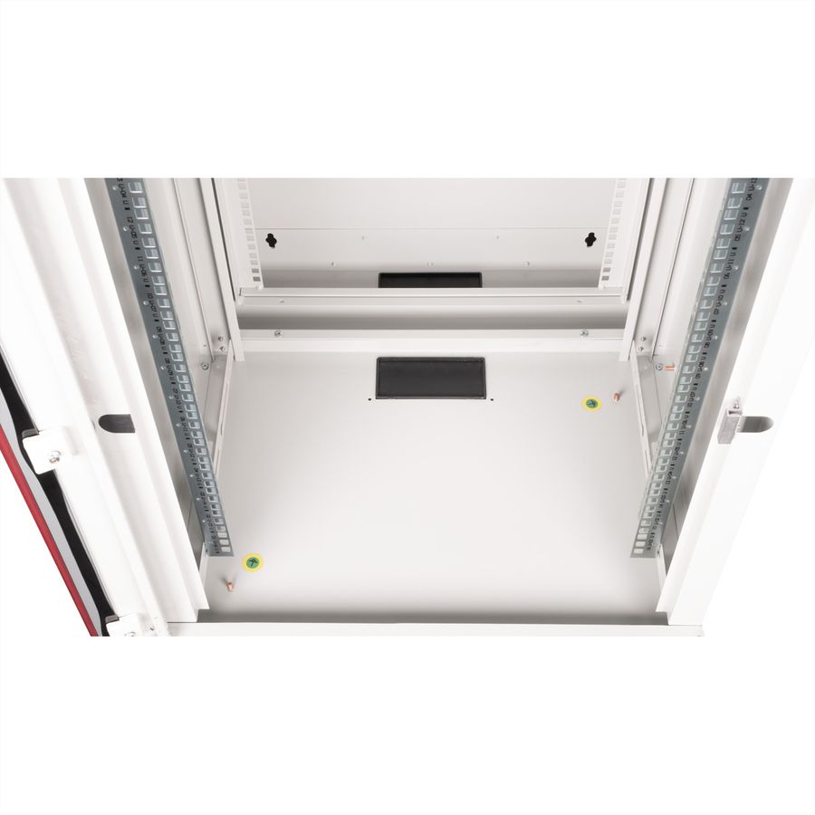 ROLINE 19-Zoll Wandgehäuse Pro 16 HE, 600x600 BxT zweiteilig schwenkbar grau