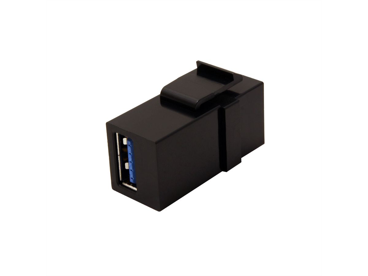 VALUE USB 3.2 Gen 1 Keystone Modul, schwarz