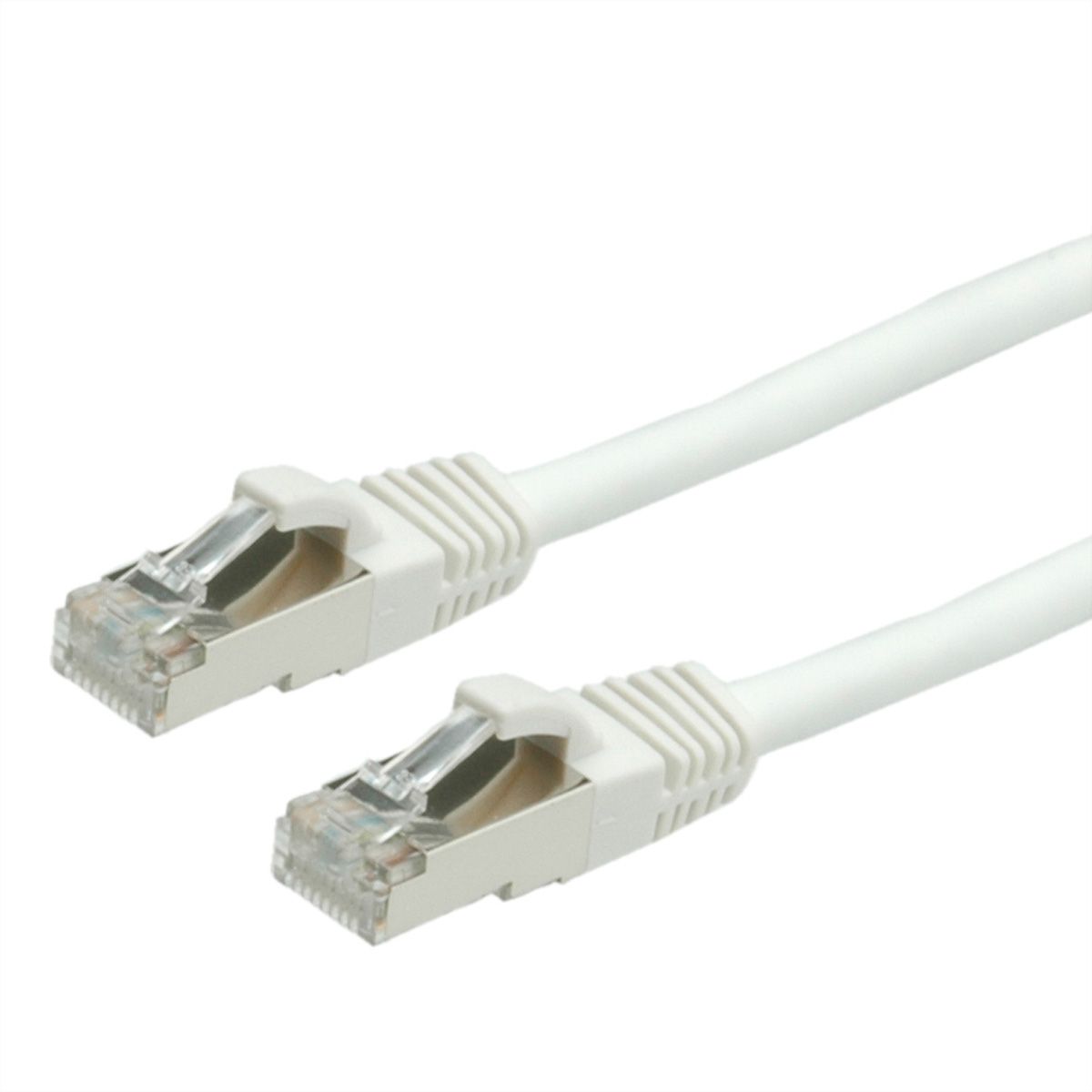 Cordon VALUE Cat.6 (Classe E) S/FTP LSOH, blanc, 2 m