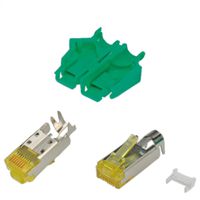 Connecteur HiRose TM31 blindé, manchon vert, 50 pièces