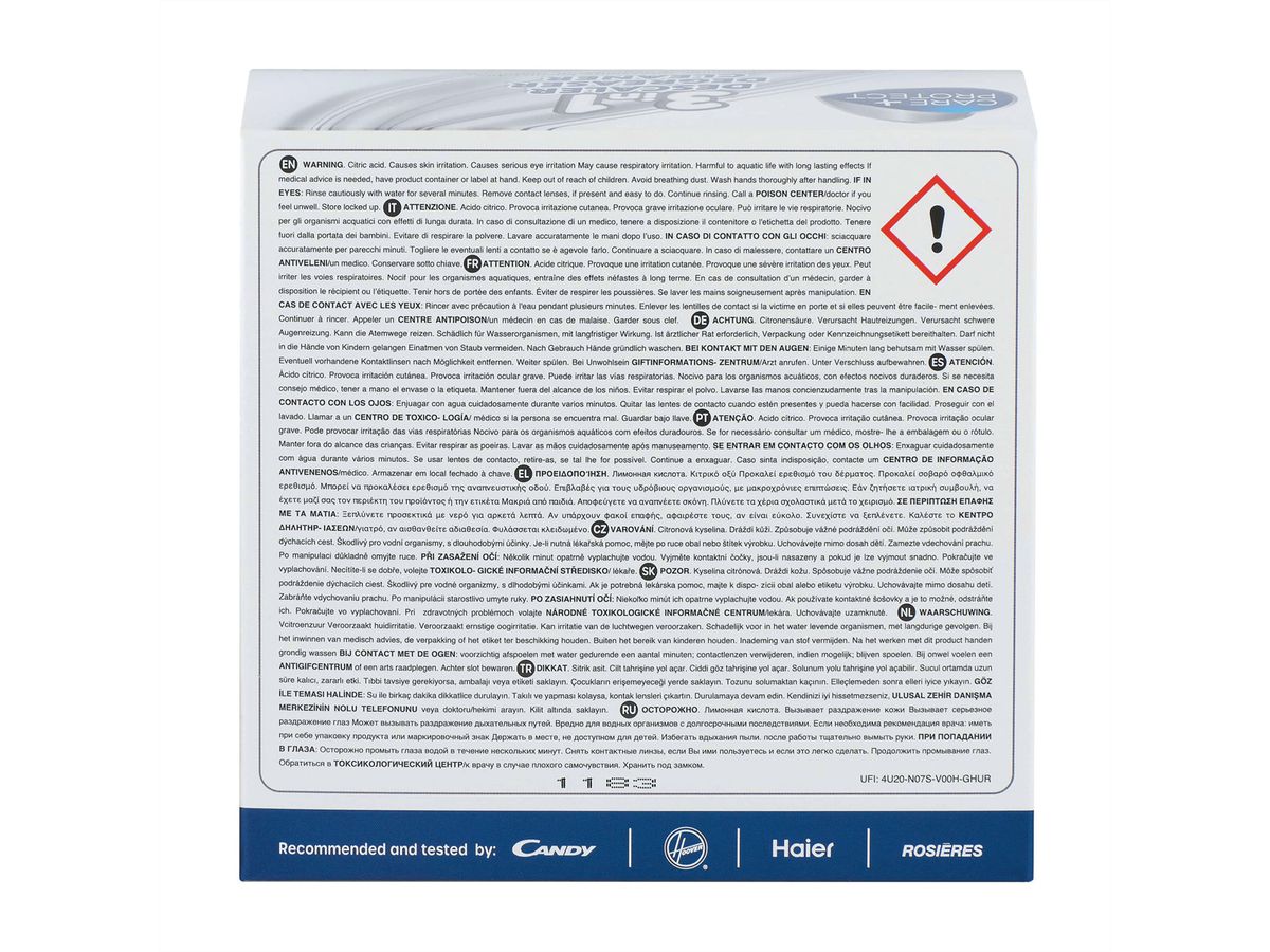 Care+ Protect 3-in1 Entreater, Dégraissant, poudre