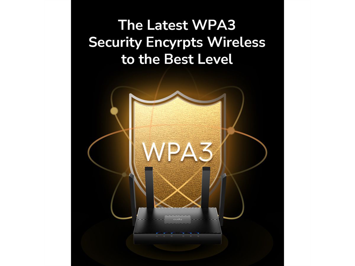 CUDY WR3000 AX3000 Wi-Fi 6 Mesh Router Gigabit