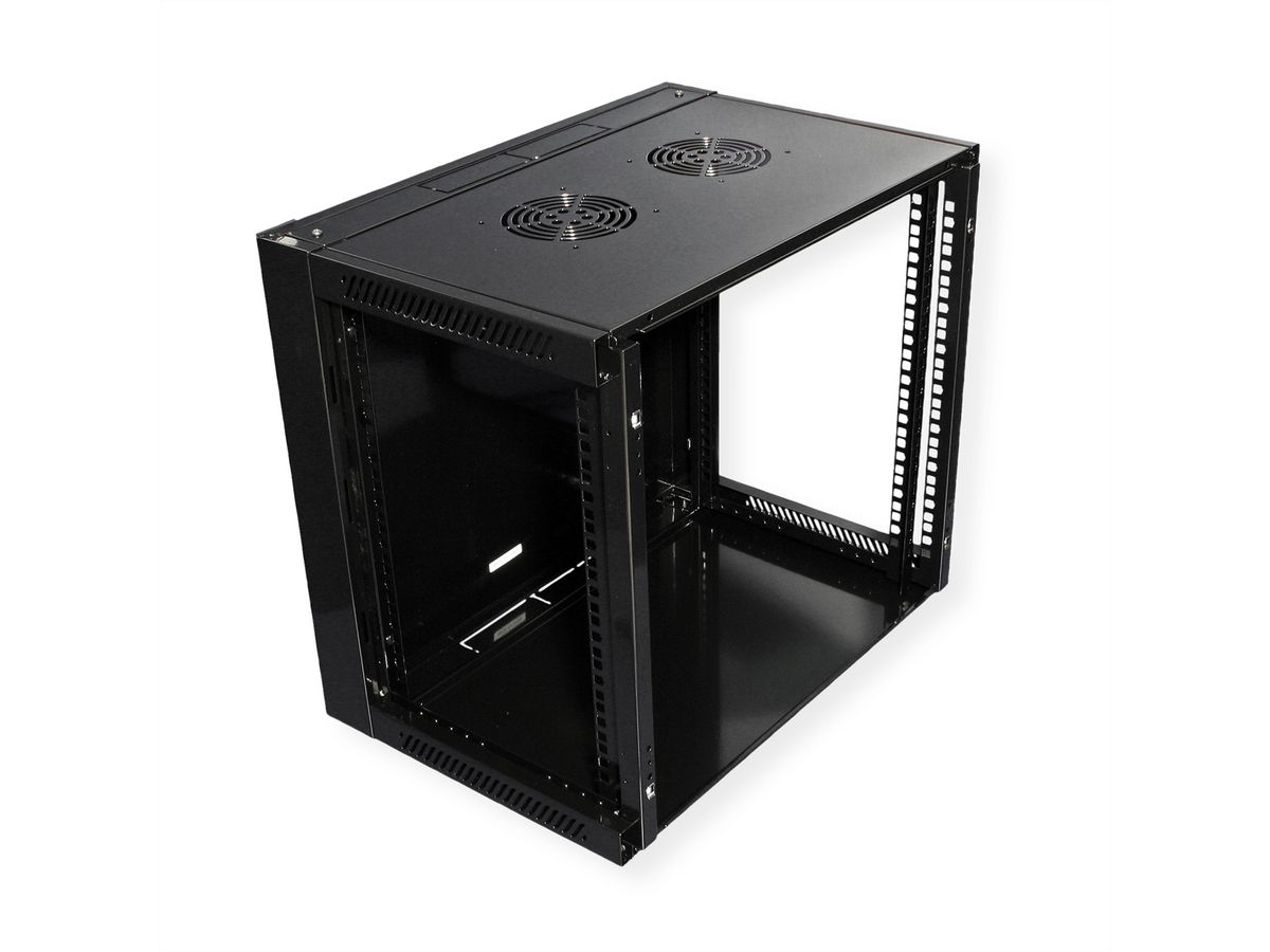 VALUE Armoire murale 9 UH (HxLxP) 500x570x450mm , noir