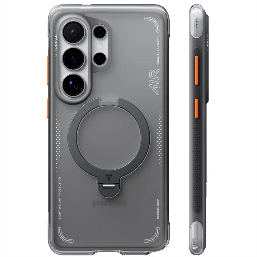 Torras Ostand Q3 Air Schutzhülle, Galaxy S26 Ultra, schwarz