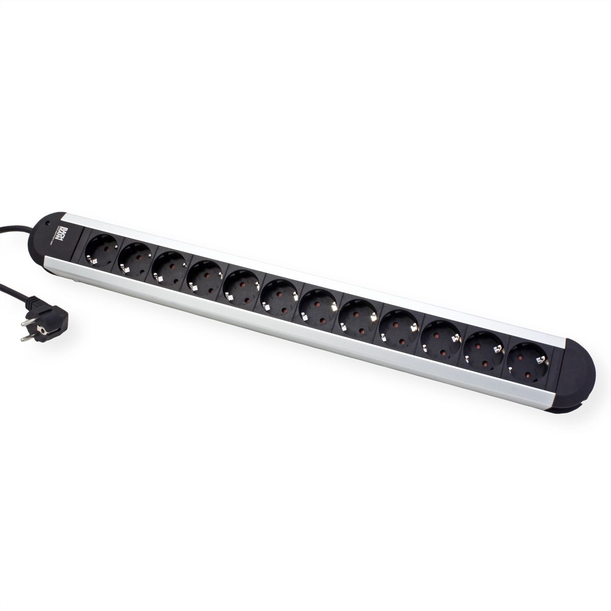 BACHMANN PRIMO Steckdosenleiste 12x Schutzkontakt, Aluminium, 1,75 m