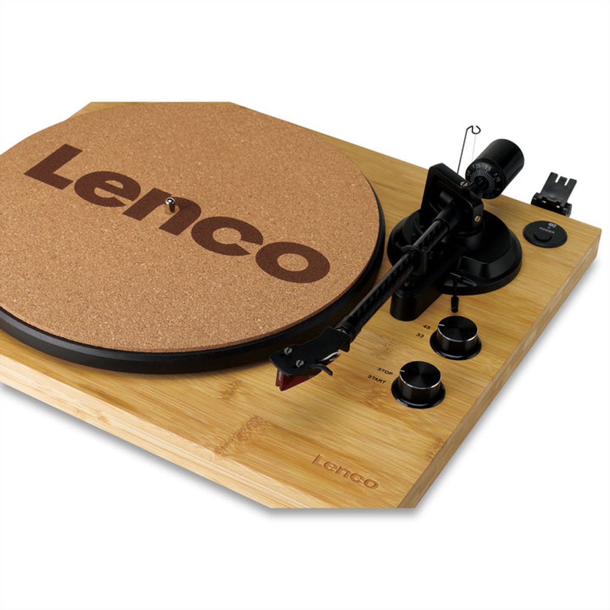 Lenco Platine vinyle LBT-335BA, couleur bambou ,BT, Ortofon 2MRED inclus