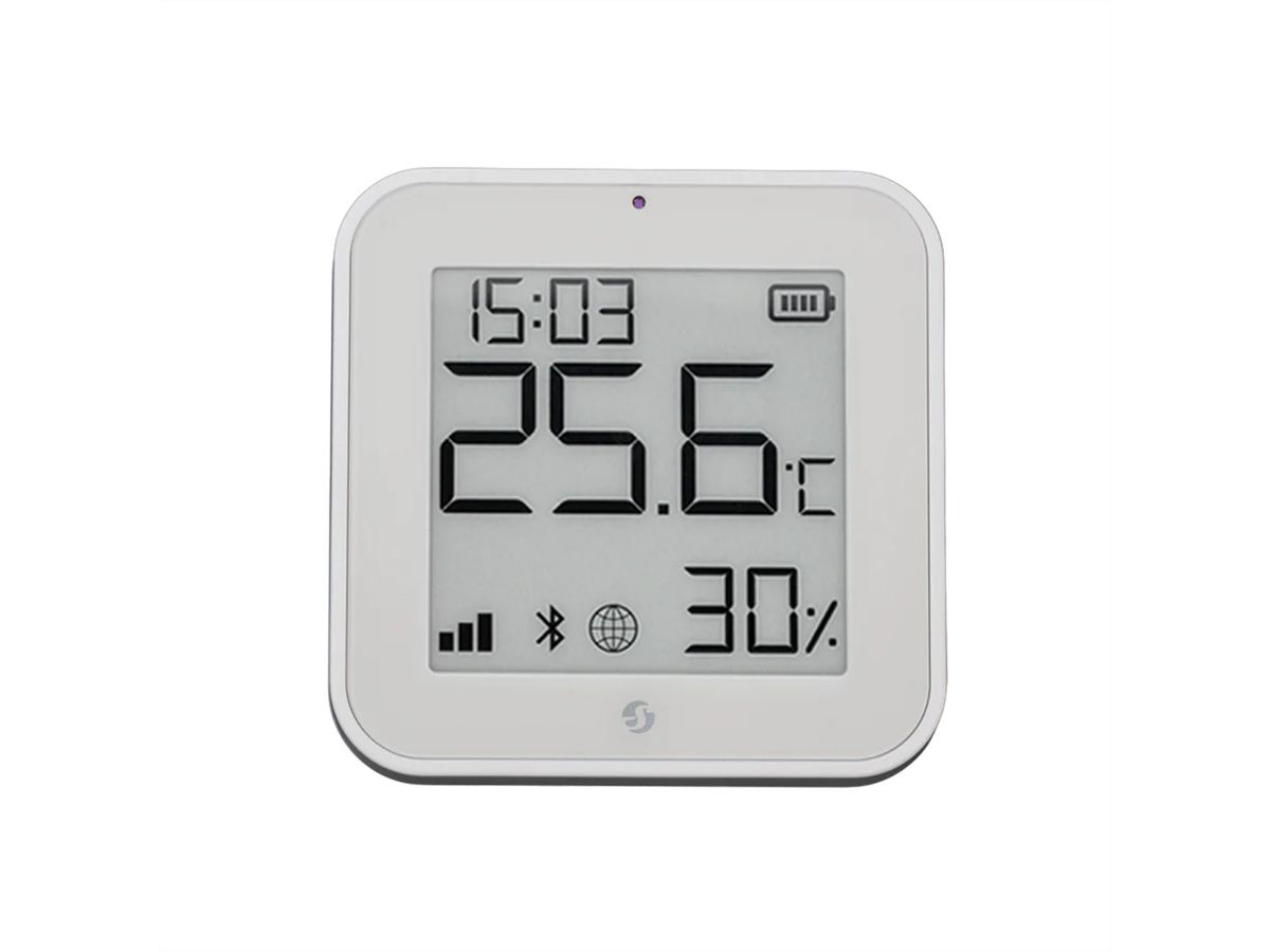 Shelly Affichage air et humidité Blu, Zigbee, blanc