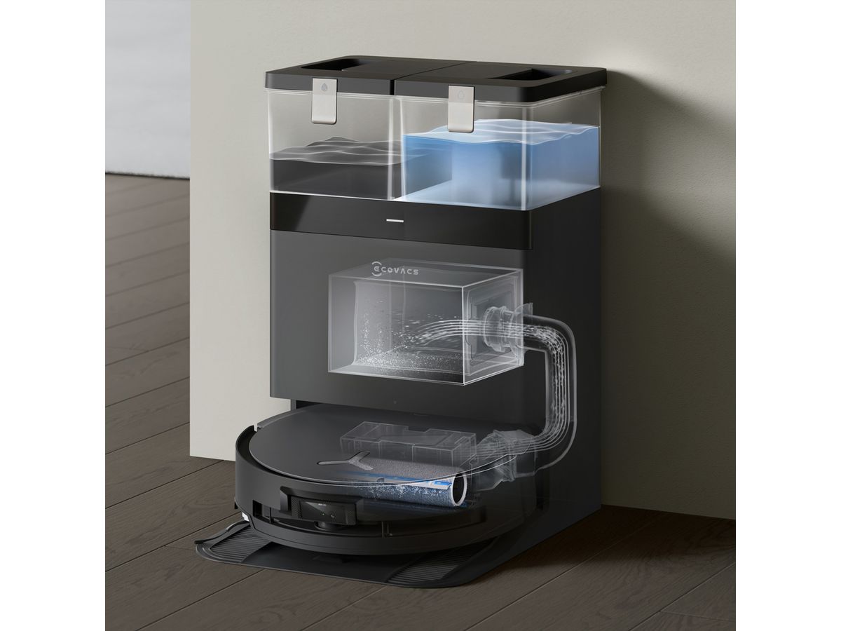 Ecovacs Saugroboter DEEBOT X8 PRO OMNI, schwarz