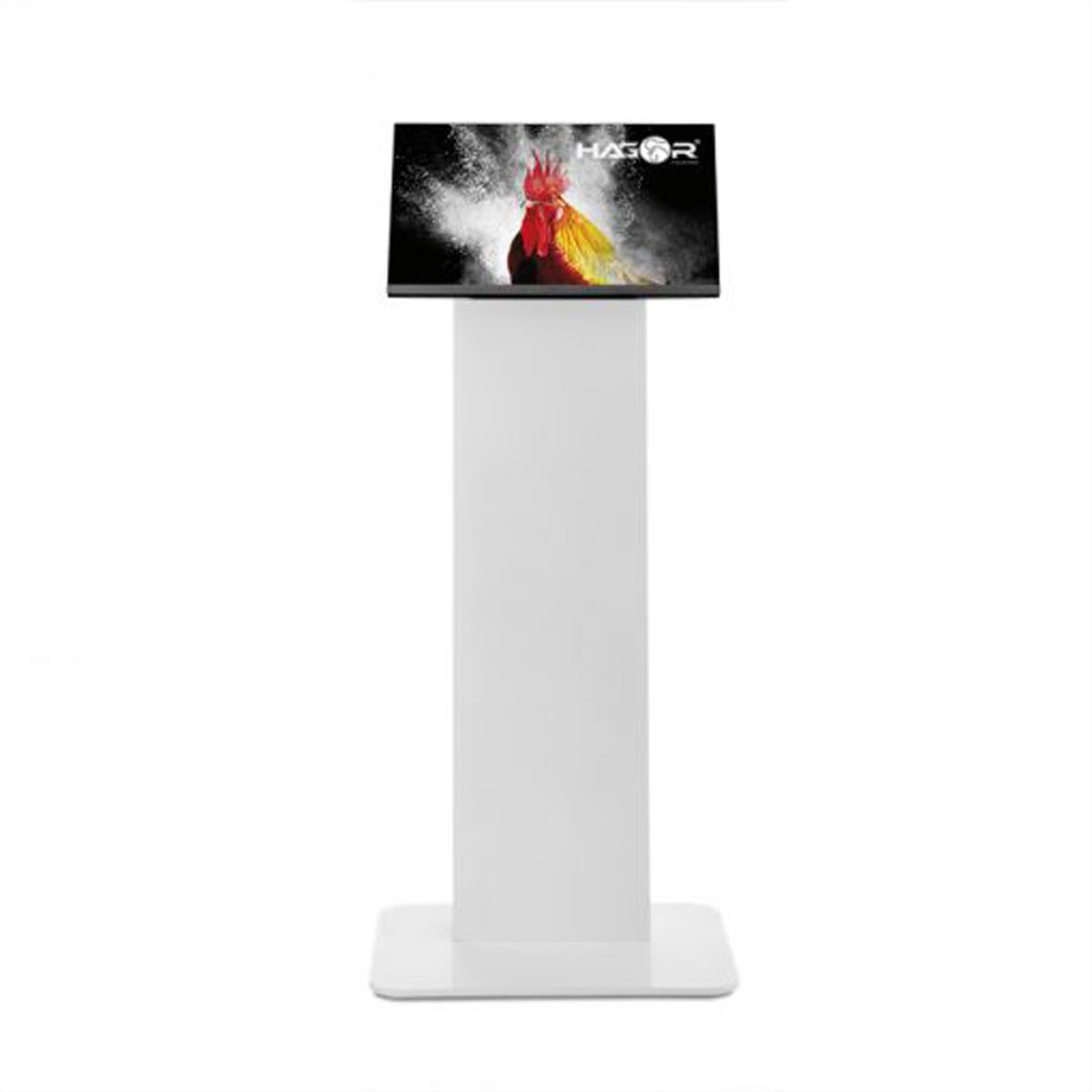 Hagor Indoorstele vis-it Tilt, blanc, Borne d'intérieur indépendante avec réglage de l'inclinaison en continu, blanc