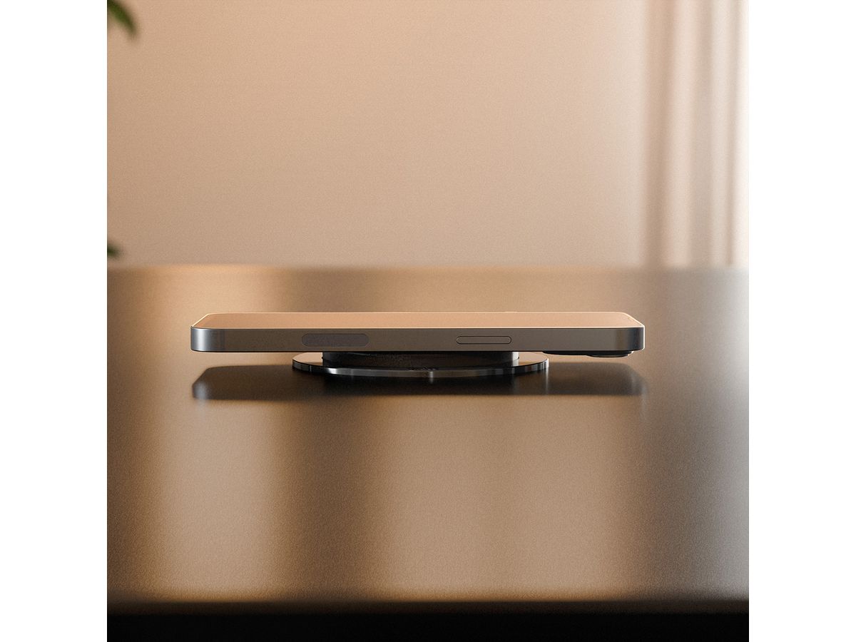 BACHMANN ELEVATOR2 1xCH T13, 1xUSB C Wireless Charger RAL9005 0,5m