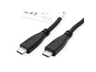 ROLINE Câble USB 3.2 Gen 2, avec PD, C-C, M/M, 4K UHD-1, 10Gbit/s, Emark, 100W, noir, 1 m