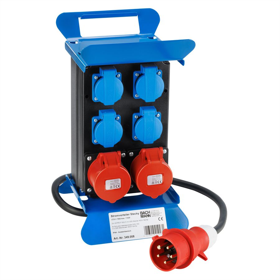 BACHMANN Distributeur de courant Stecky 400V CEE