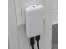 VALUE USB Charger mit Euro-/US-Stecker, 2 Ports Typ A+C, 65W